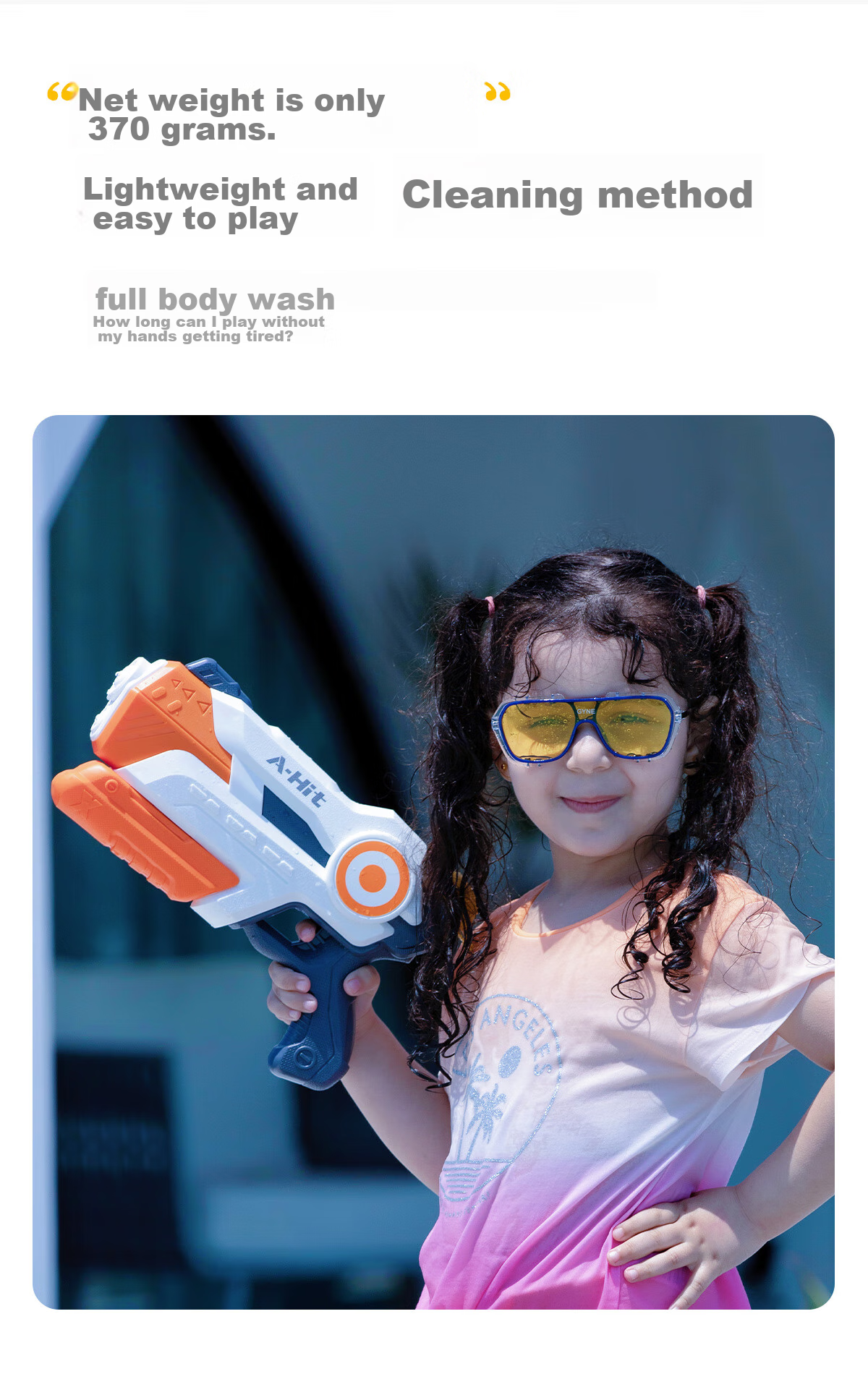 Dimanqi Electric Backpack Water Gun for Kids 3-6 Years Old, Spray Toy with Strap, New Infant Water Play Toy 7