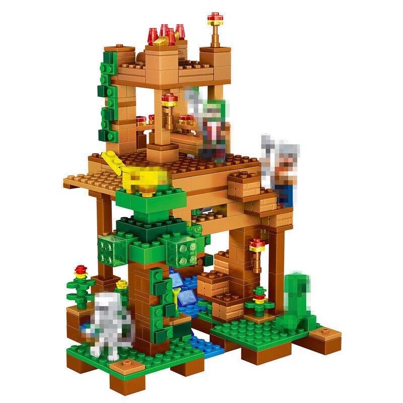 Fun Childhood My World Toy Children's Building Blocks Assembly Cube World Set for Boys and Girls QL0537 7
