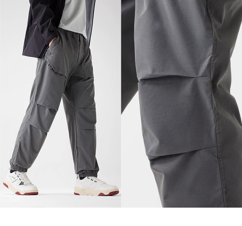 CAMEL (CAMEL) Men's Cargo Pants, Loose-Fitting, Slimming, Windproof, Long Trousers, Functional Straight-Leg Casual Pants A14CA68689 14