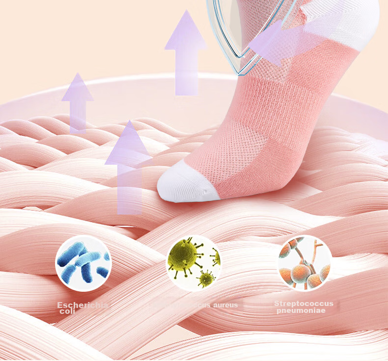 Li-Ning Women's Sports Socks (3 Pairs), Basketball Socks, Summer Running Sports Short Socks, Breathable Sweat-Absorbing Short Cotton Socks 21