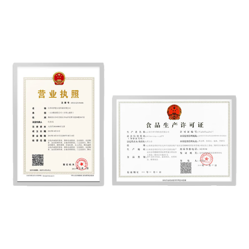 Reap A4 Business License Protective Cover Magnetic Protective Sticker Individual Business Food Hygiene Permit Frame Transparent Waterproof Soft Card Holder, Silver, 9112