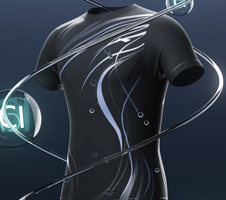 LI-NING Men's Professional Quick-Dry Breathable Sports Short Sleeve Loose Fit Swimwear XXL White 8233 6