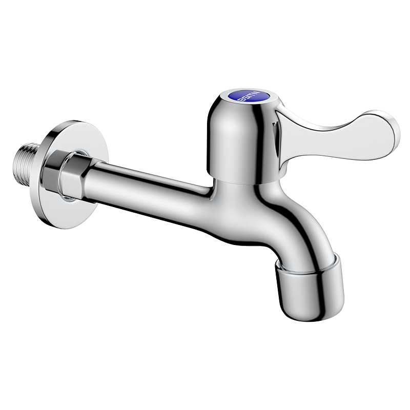 BSITN Mop Sink Faucet, Extended 4 Points, Single Cold Quick-Open Spout, Thickened Tap for Mop Sink, B2094