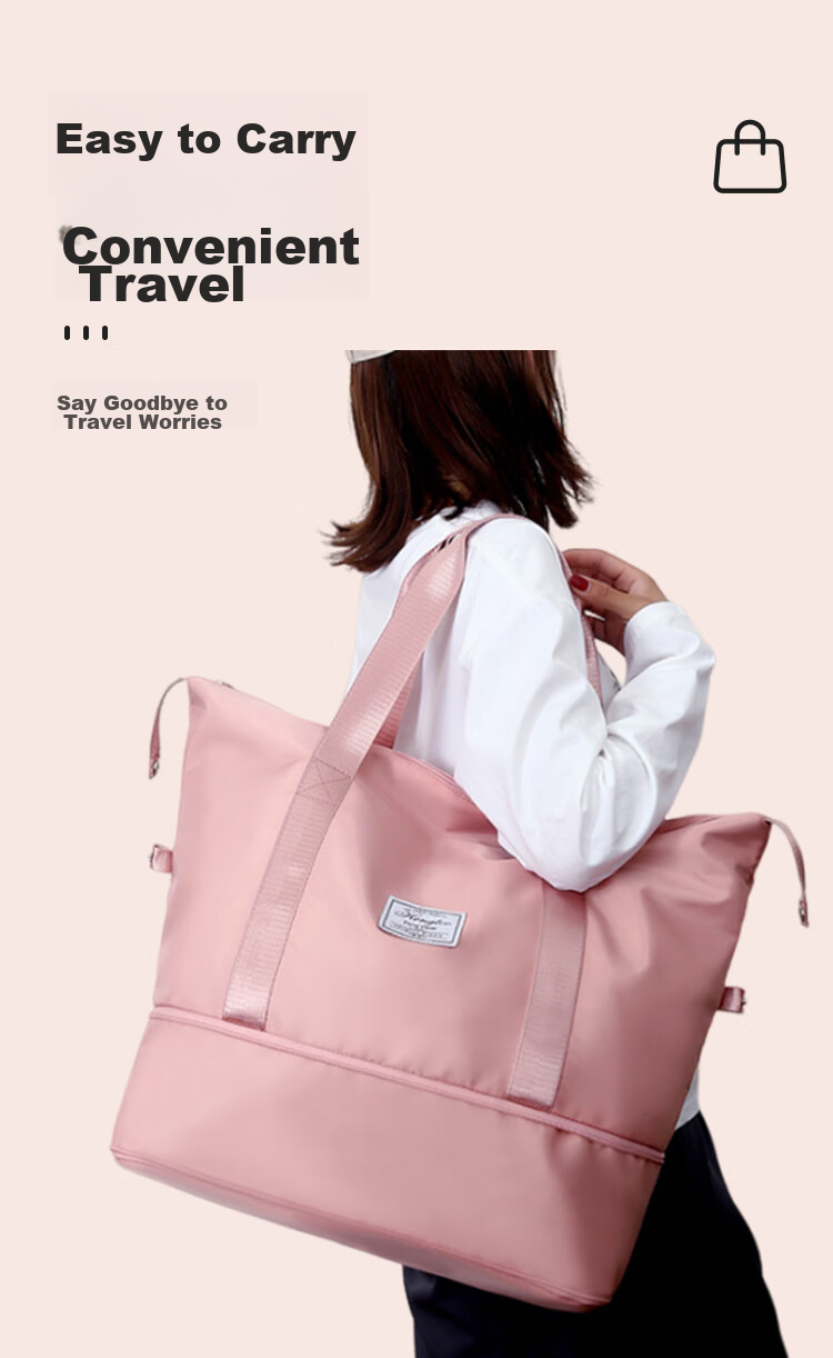 Aibaoshi Maternity Hospital Bag, Large Capacity Luggage for New Mothers, Postpartum Storage Bag, Hospital Admission Handbag, Beige M398 3