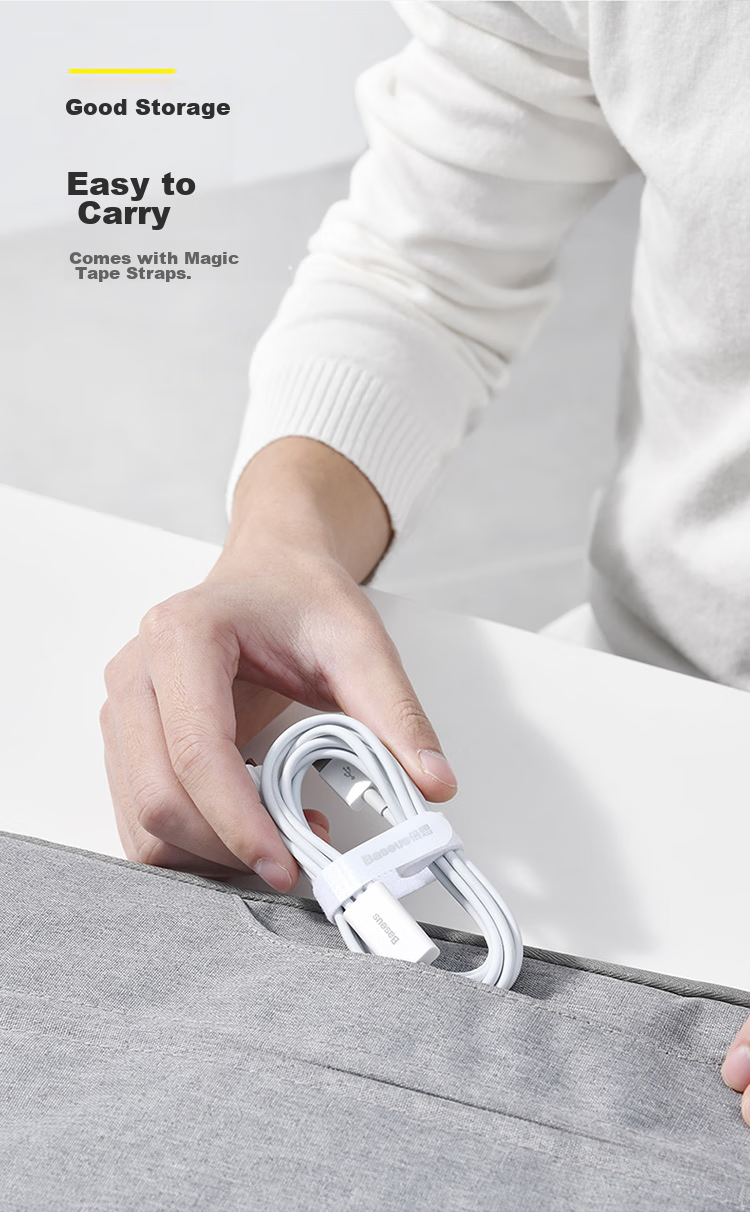 BASEUS Data Cable Three-In Type-C Apple 18 Charging Cable, One-To Compatible with IPhone 17/16/15/14/13, Xiaomi, Huawei, Car Charger Cable 12