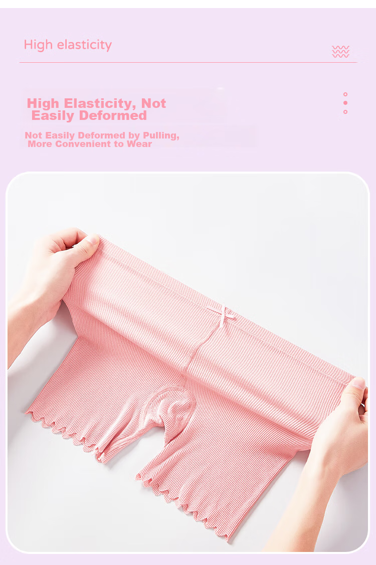 LangSha Children's Underwear, Girls' Safety Shorts, Modal Anti-Chafing Underwear for Girls, Big Kids' Boyshorts, Baby Underwear, Size 160 5
