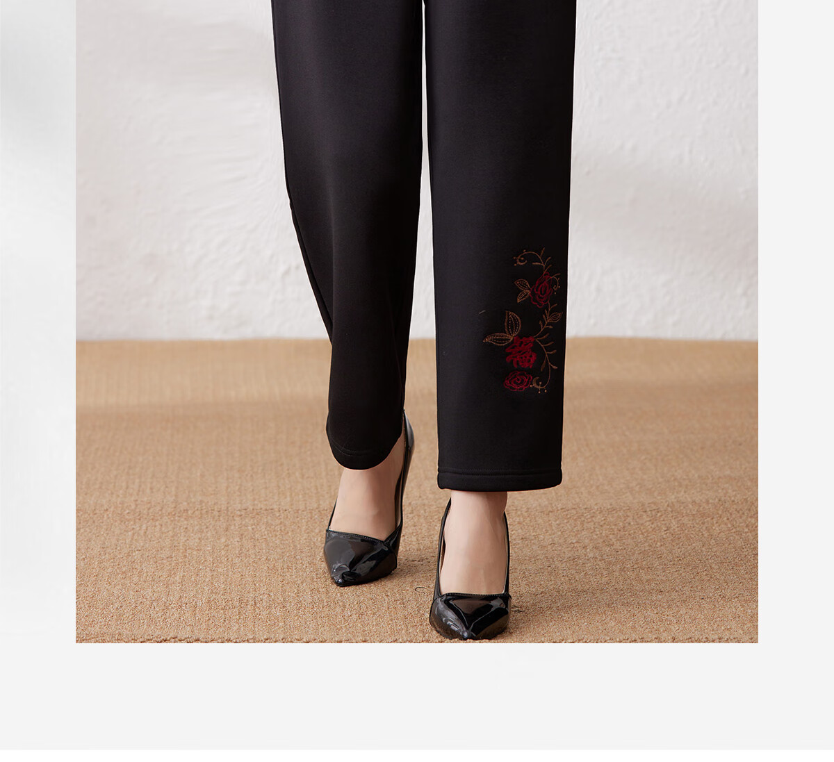 YUZHAOLIN Mom's Pants Spring And Autumn Casual Trousers Middle-Aged And Elderly Women's Straight-Leg Grandmother Pants Y23KK2624 1