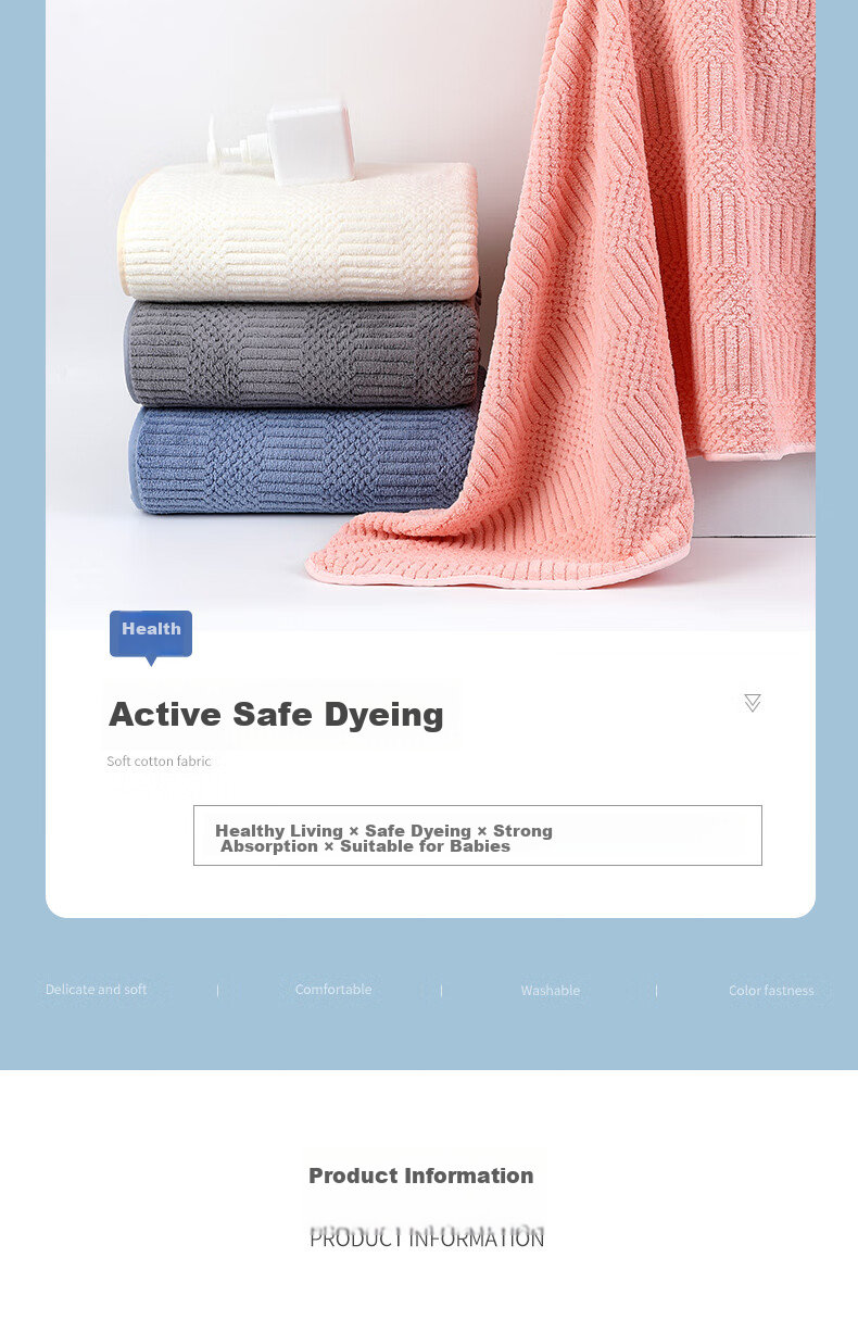 Grace 5A Antibacterial Bath Towel, Extra Large And Long, for Men And Women, Quick-Drying Absorbent Wrap Towel, Dark Gray, 90*170cm, Sports 10