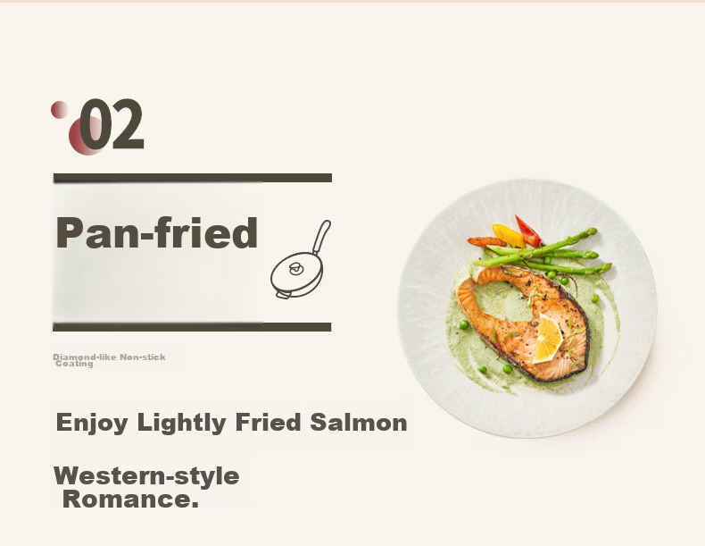SUPOR Non-Stick Wok, Flat-Bottom Frying Pan for Stir-Frying And Steak Cooking, Low Smoke, 28cm, Gas Stove Specific, EC28JYJ02-N 12
