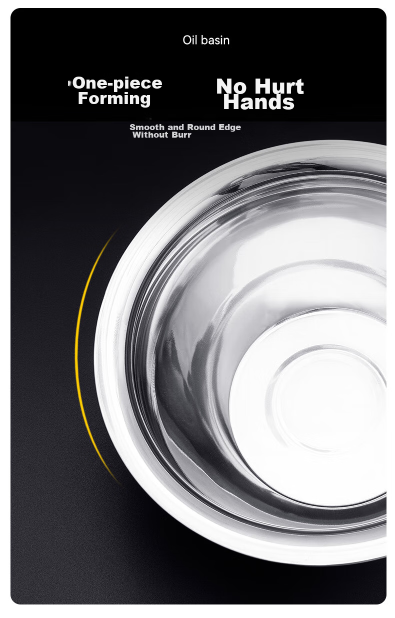 Golden Key Commercial Stainless Steel Thickened 11-Inch Oil Drum Oil Basin Oil Cylinder Chef Oil Container Seasoning Jar GK-YG110 10