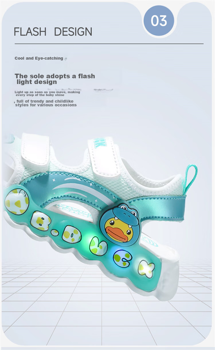 B.Duck Children's Sandals, Cartoon Fashionable Shoes for Boys And Girls, Summer Closed-Toe Beach Shoes, 5006 White-Pink, Size 30 7