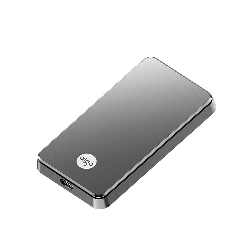 Aigo 1TB Portable Solid State Drive (PSSD), P1 Type-C USB3.2, Read Speed 2000MB/s, Direct Phone Connection, Portable External Hard Drive, Supports Ai Local Deployment