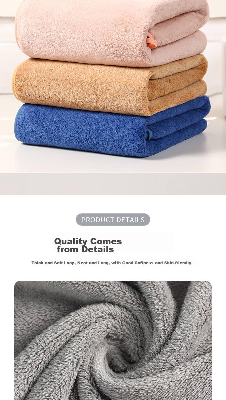 Grace Bath Towel for Women, Summer Absorbent Quick-Drying, Home Use Absorbent for Men, Shower Couple Style Adult Wrap Towel, Gray, 70*140cm 8