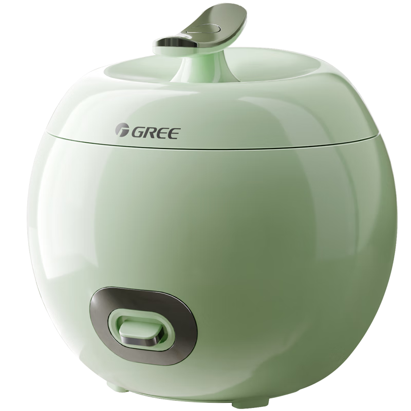 GREE Mini Rice Cooker for 1-3 People, Non-Stick Inner Pot, 2L Household Electric Rice Cooker, Small Size, Self-Use Or As A Gift for Parents, Traditional Firewood Cooking, Steamed Rice Pot 2003a