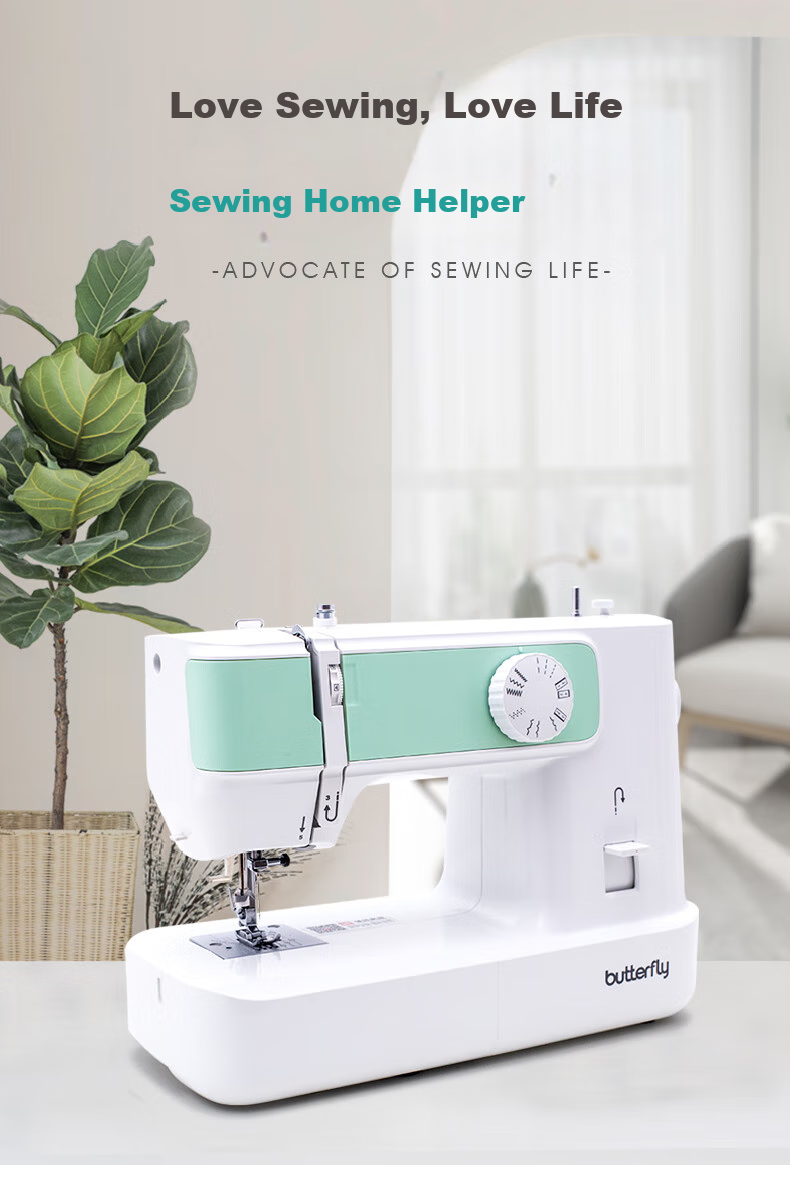 BUTTERFLY M51 New Model 2025 Home Sewing Machine, Electric Multi-Function, Automatic Edge Locking, Automatic Threading, 75W High Power, Suitable for Thick Fabrics 5
