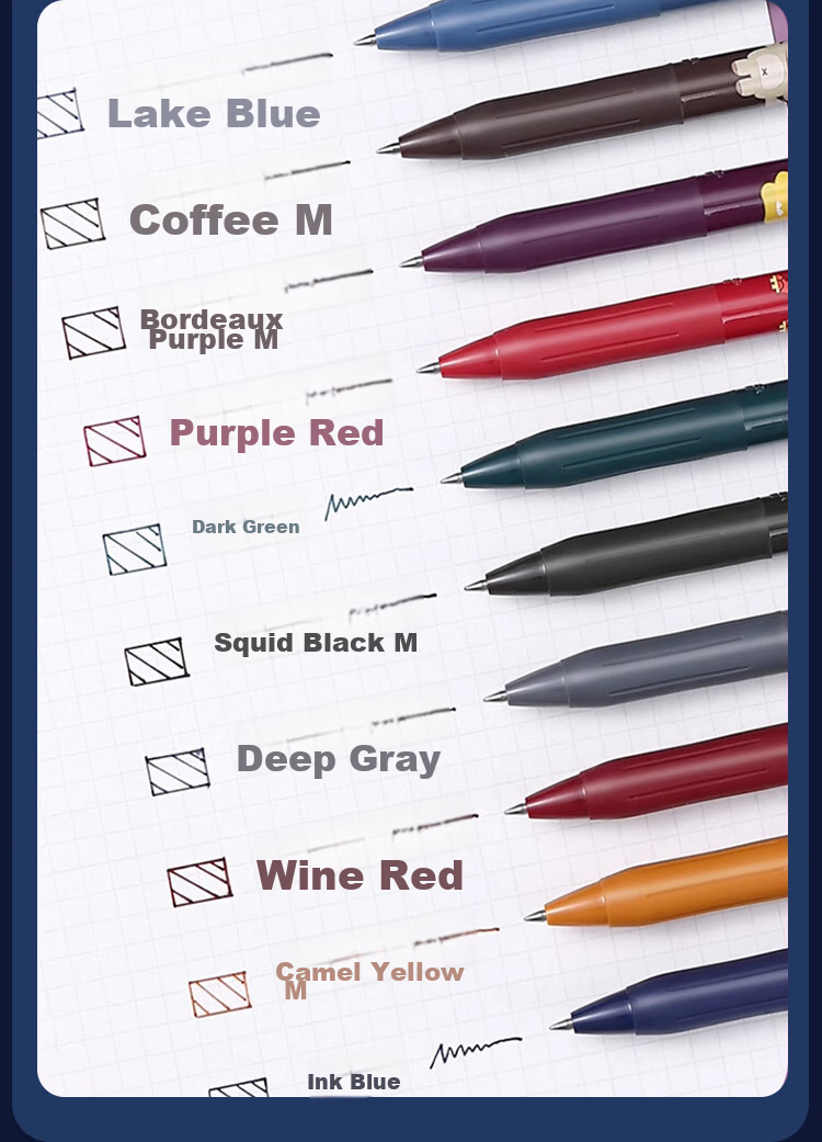 ZEBRA JJ15-JM Bui Yexing Limited Edition Gel Pen, 0.5mm Retractable Bullet Tip, Signature Pen for Students' Journaling And Marking, Dark Green, Single Pe 5