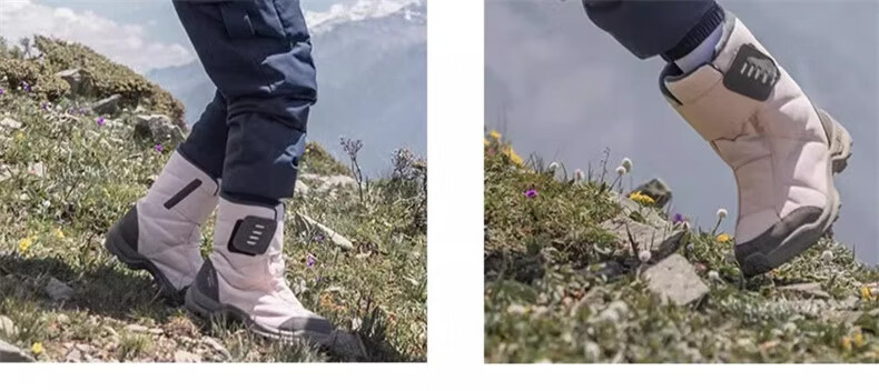 DECATHLON SH100 Children's Snow Boots, Thickened, Warm, Waterproof, Non-Slip, for Hiking And Mountaineering, Cotton Boots, Size 32-43, 4029 21