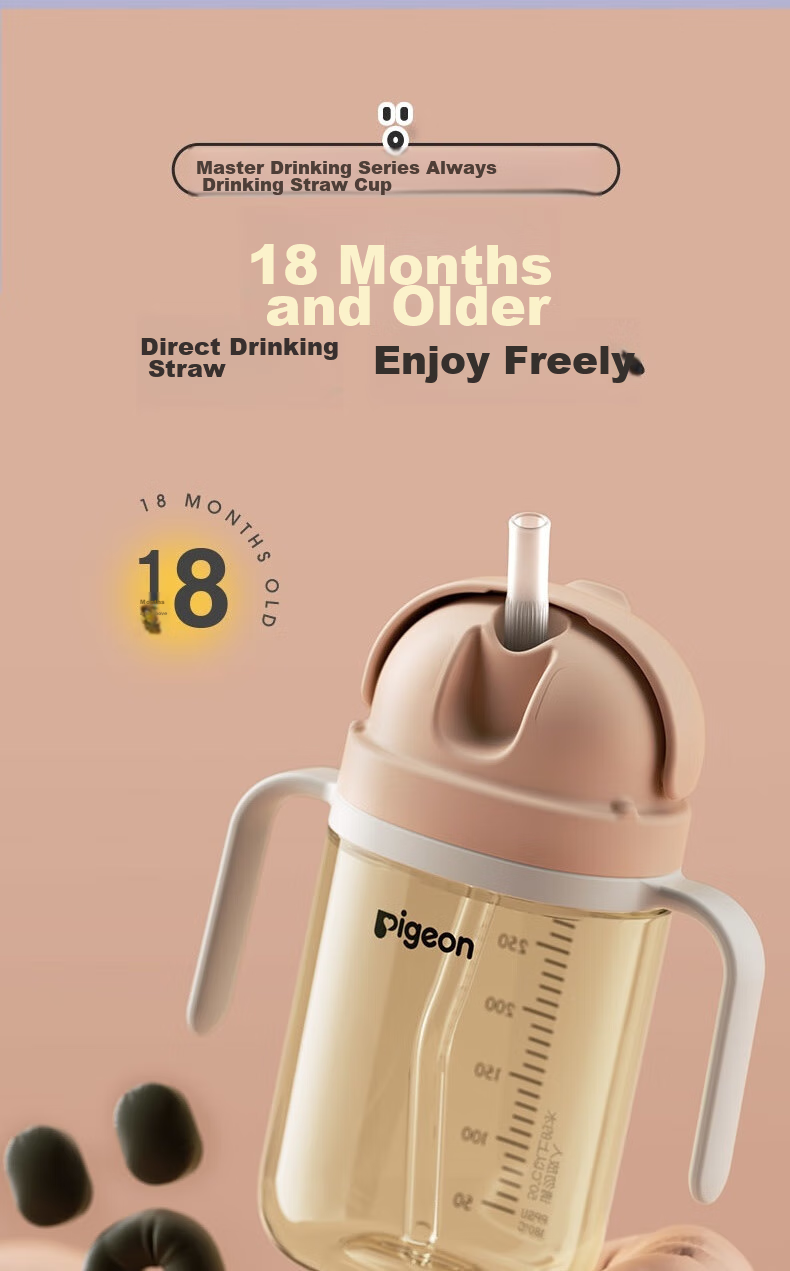 Pigeon Learning to Drink Master Series PPSU Training Drinking Nipple Cup 200mL (3 Months+) DA150 32