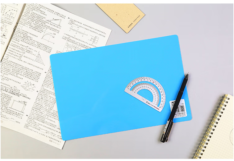 M&G 16K Transparent Frosted Writing Pad Exam Mat Calligraphy Practice Student Writing Pad Stationery ADB98308 Pack of 5 2