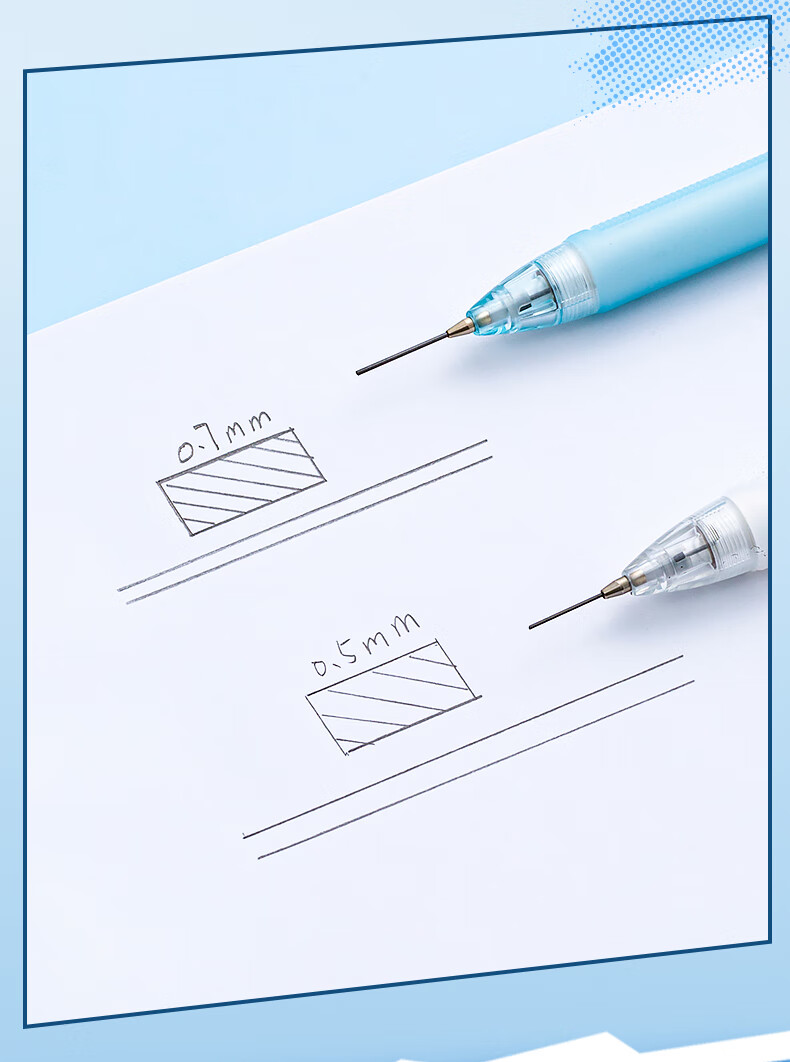 AIHAO Conan Collaboration 0.7 Mechanical Pencil, Elementary School Student Gift, 2B Mechanical Pencil (1 Pencil, 1 Eraser, 1 Box of Lead Refills), Cona 8