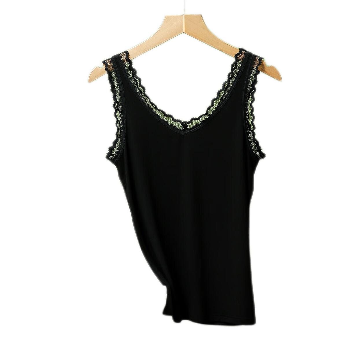 Hodo Women's Tank Top, Summer Comfortable Breathable Modal Camisole, Single Pack, Heben Black, Size 165