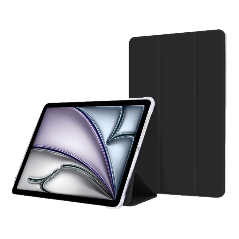 ALittleFlower IPad Air 8/7/6/5/4 Case, 11-Inch M3 Chip Anti-Bend Protective Cover, 10.9-Inch 26/25/24/22/20 Tablet, Tri-Fold Stand, Ultra-Thi