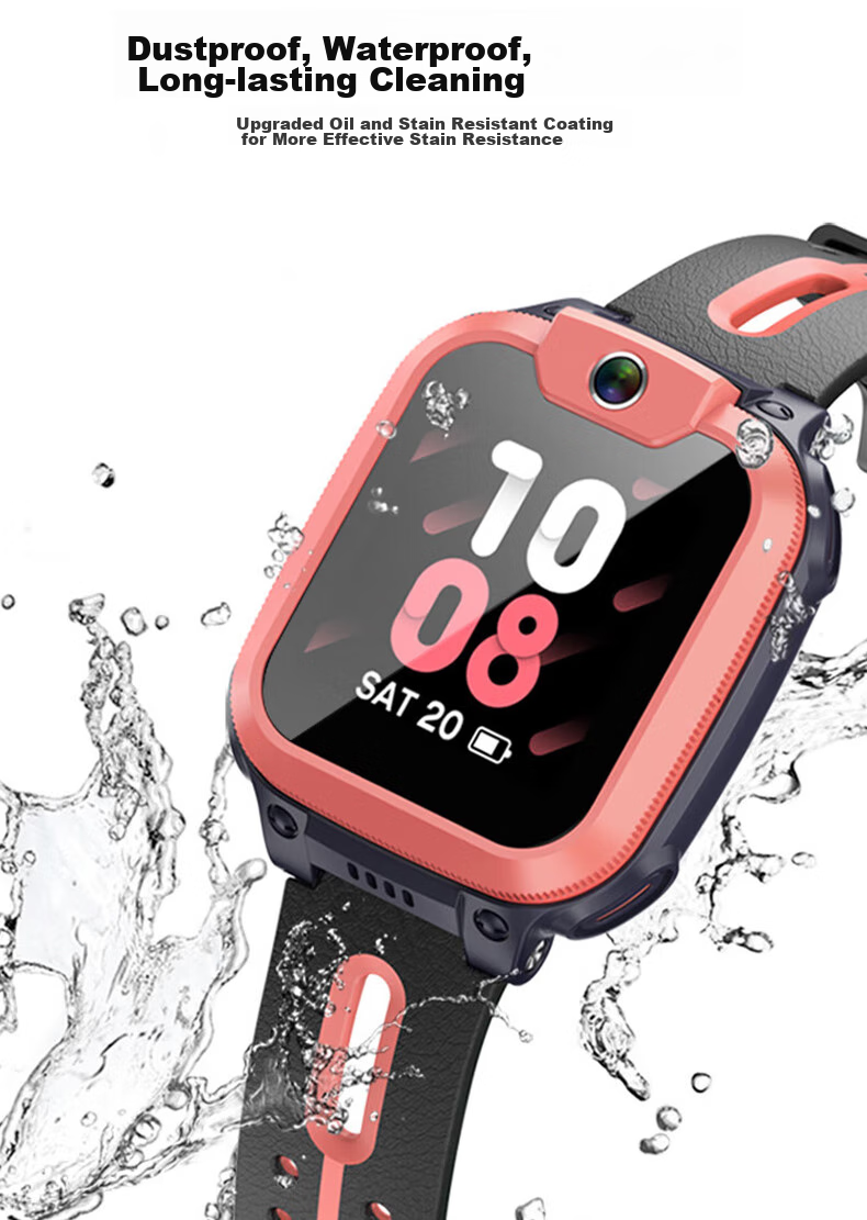 ESCASE [Three-Pack Premium] Xiaotiancai Children's Smartwatch N3/Q1A/Q2A Tempered Glass Screen Protector, Auto-Adhesive, Fingerprint-Resistant Glass Film 4