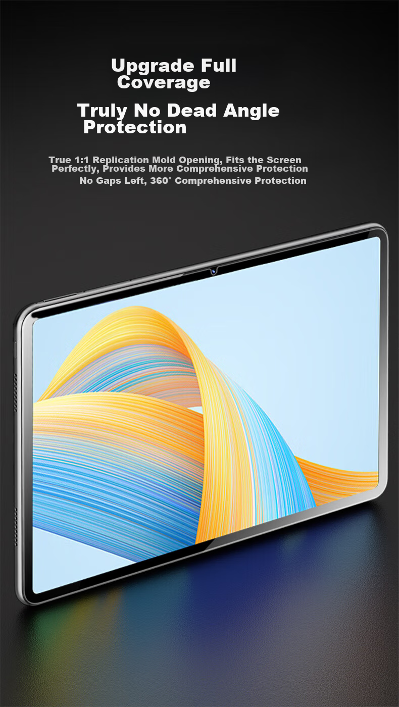CangHua Tempered Glass Screen Protector for Honor Tablet 9 Pro/V8 Pro, 12.1-Inch, Soft Light Version for Honor Tablet 9 Pro, Protective Film for Pad V8 Pro, HD Anti-Drop Screen Protector 5