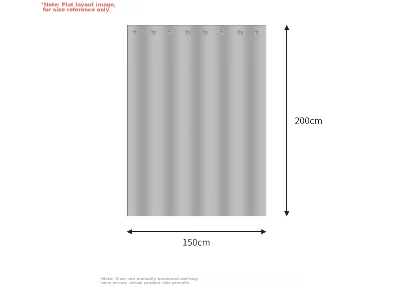 Siwangongli Shower Curtain, Thickened Waterproof Fabric Bathroom Shower Curtain Window Curtain Bathroom No-Drill Partition Curtain Door, 150*200CM 3