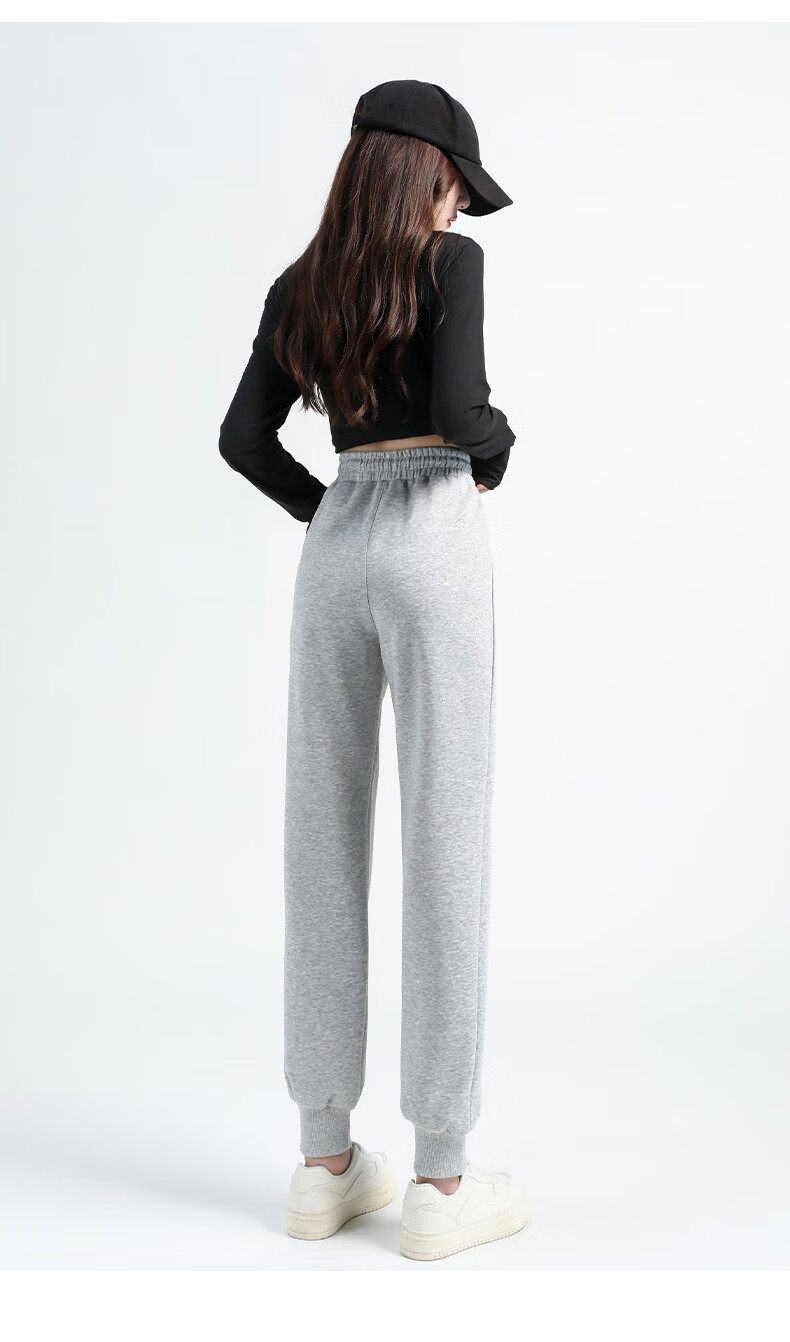 Baleno High-Waisted Loose Comfortable Sweatpants for Women, Spring/autumn 2025 New Style Outdoor Sports Fitness Casual Pants 17