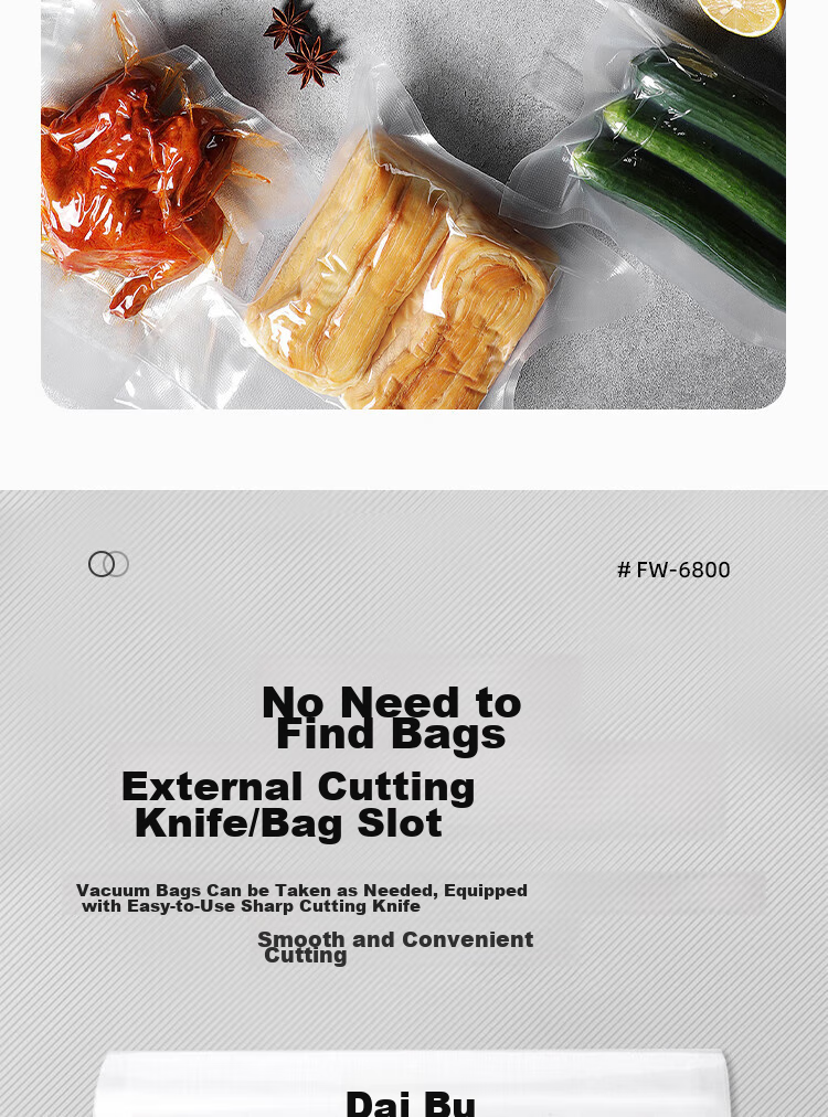 Fresh World Vacuum Sealer Machine for Home And Commercial Use, Fully Automatic Packaging Machine, Suitable for Both Dry And Wet Food, High Suction Power, High-Power Food Compression Sealing Vacuum Machine FW-3150 12