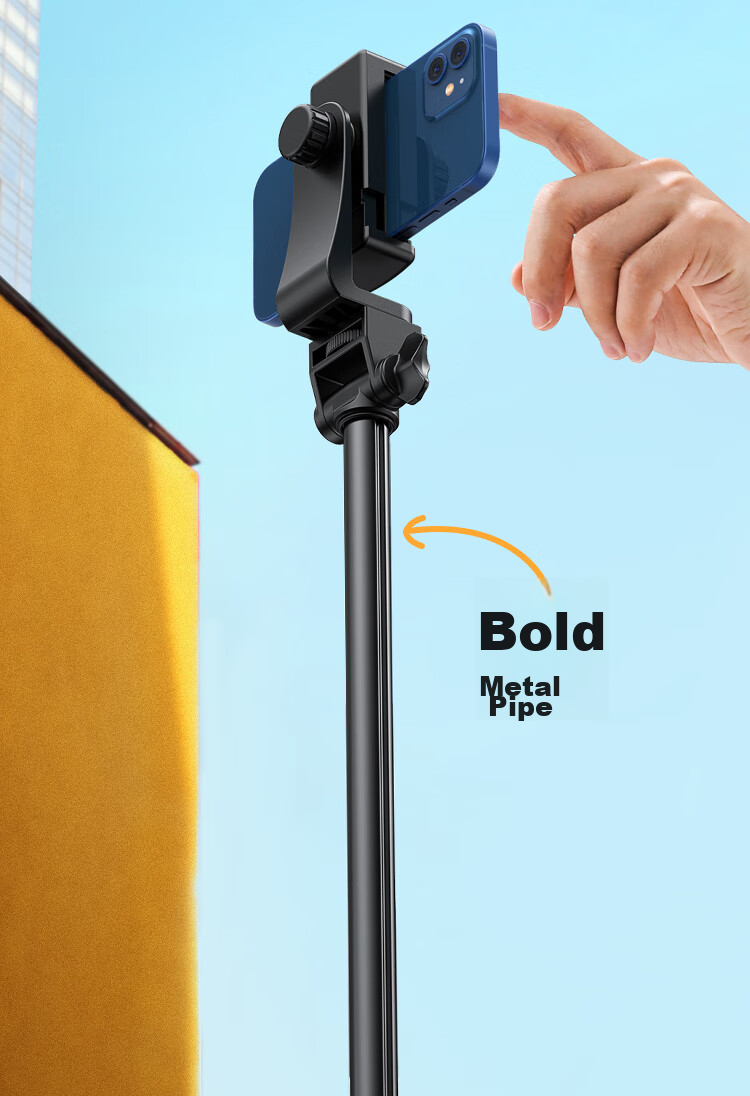 UGREEN Phone Stand, Live Streaming Floor Selfie Stick Tripod, Multifunctional Photography And Video Recording Outdoor Portable Standing Overhead Shooting Support Frame, 2.2 Meters, Suitable for Apple 17 Huawei 16