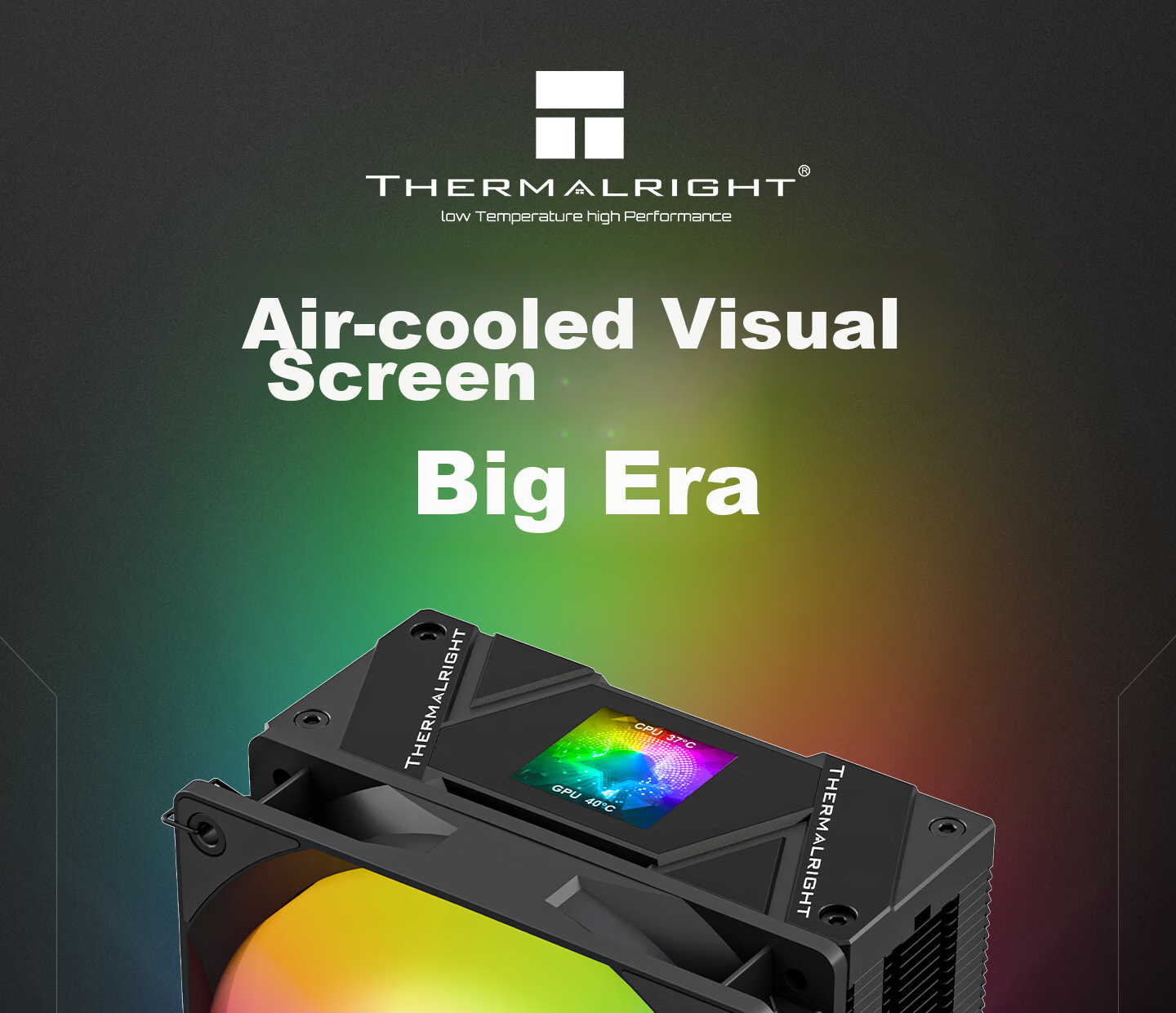 Thermalright Assassin Spirit 120 VISION ARGB BLACK CPU Air Cooler AS120 VISION ARGB BLACK 1