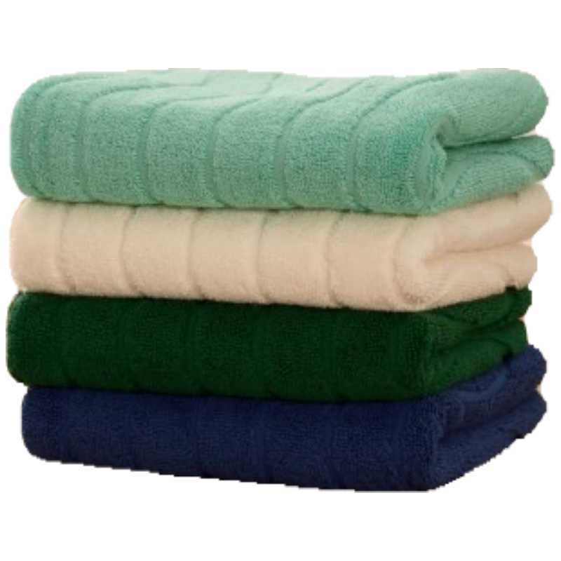 Grace Guose Series 7A Antibacterial Thickened Pure Cotton Towel for Men And Women, Absorbent All-Cotton Face Towel for Sports, Official Green Color