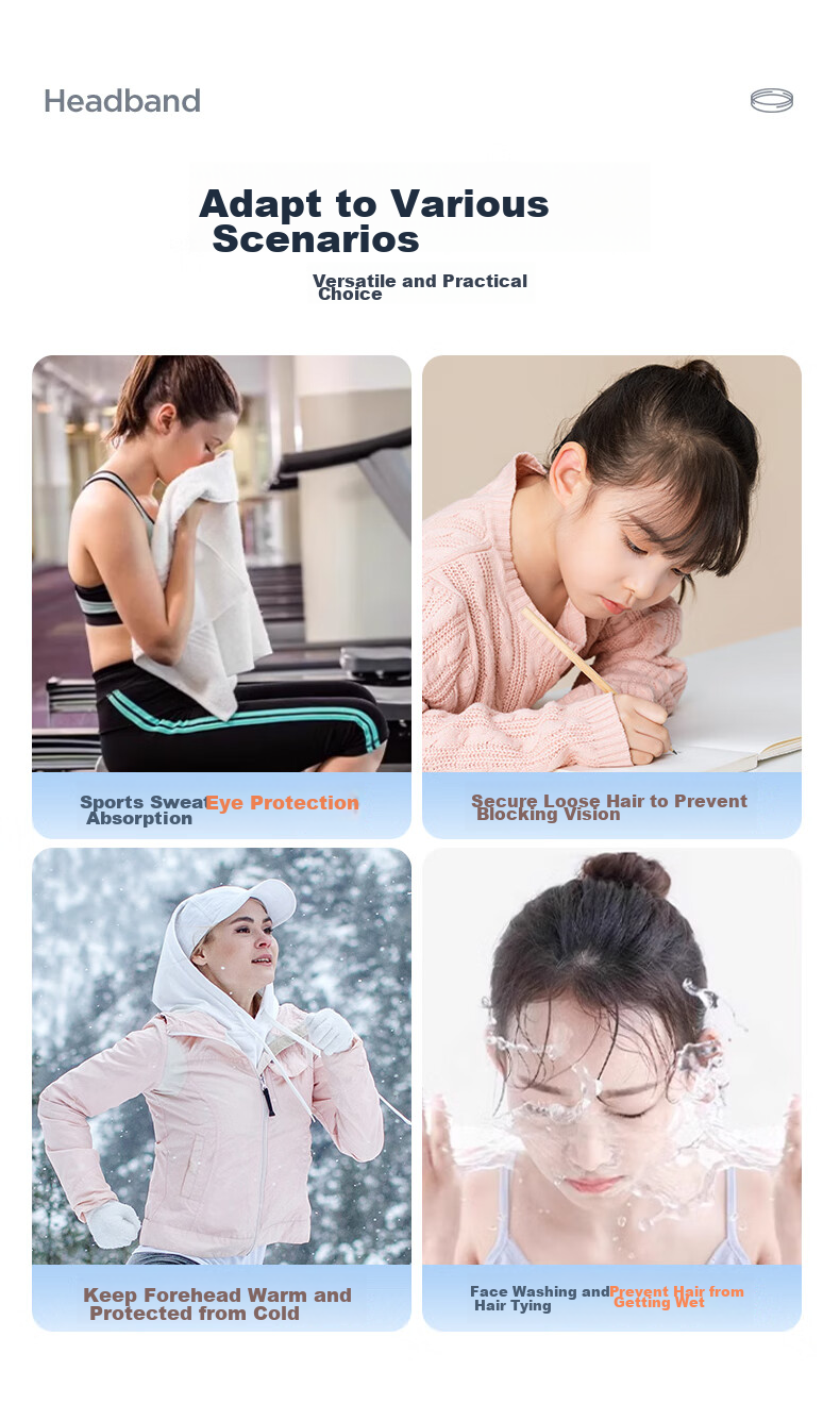 Li-Ning Li-Ning Sports Headband for Women And Men, Sweat-Absorbing Headband, Sweat-Stopping Headband, Running Sweat-Guiding Headband, Forehead Protection Headband, Hair Tying Headband, Fitness Equipment 11