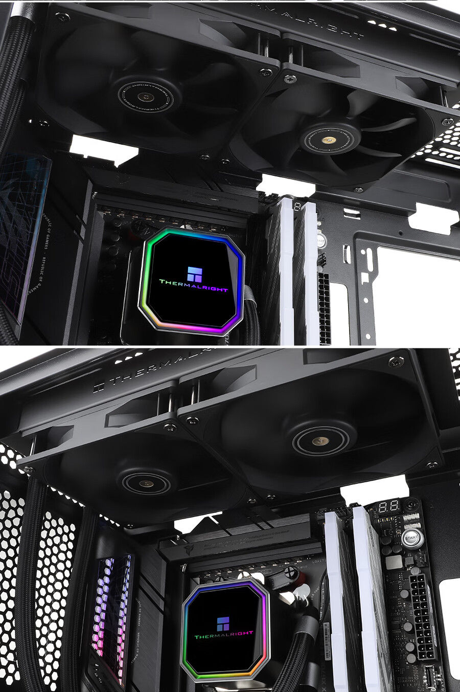 Thermalright Frozen Prism 240 WHITE ARGB Ice Prism All-In Liquid Cooler CPU Heat Sink FP 240 WHITE ARGB 15