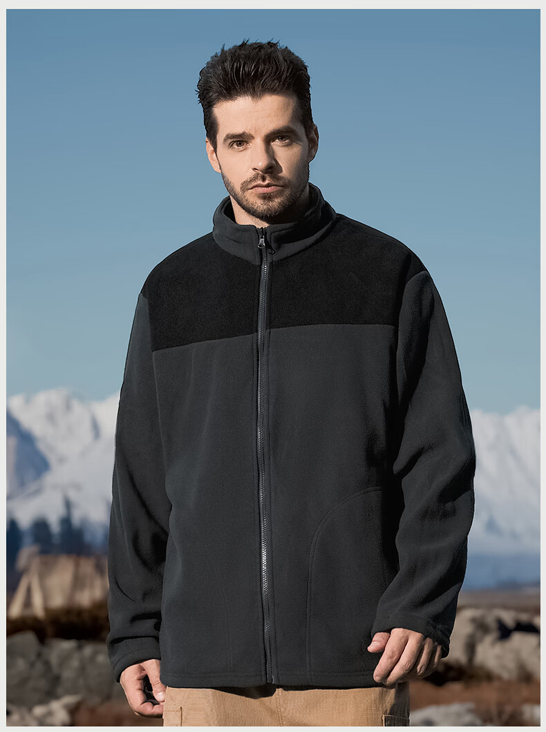JEEP Men's 3-in-1 Windproof and Wear-Resistant Spring Outdoor Hiking and Mountaineering Jacket 15