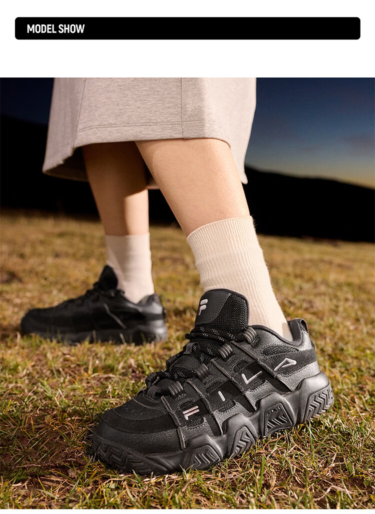 FILA FUSION FILA Trendy BUSTER Bread Shoes, Women's Retro Casual Shoes, Basketball Shoes, Sneakers 5