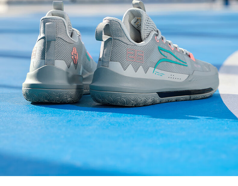 361° Basketball Shoes for Men, DVDTeam Dingweidi Spring And Summer Youth Breathable Professional Sports Shoes 672421113-1 Size 41 52