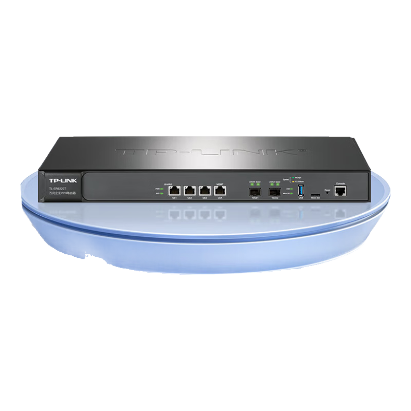 TP-LINK 10G Enterprise VPN Router Quad-Core CPU 1GB DDRIV High-Speed Memory TL-ER6220T