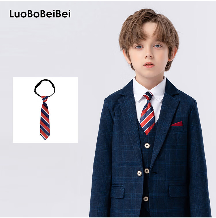 LUOBOBEIBEI Children's Bow Tie, Necktie for Boys And Girls, Formal Wear Accessory, Pumpkin-Shaped Brooch, Butterfly Bow, Striped Bow, One Size Fits All 12
