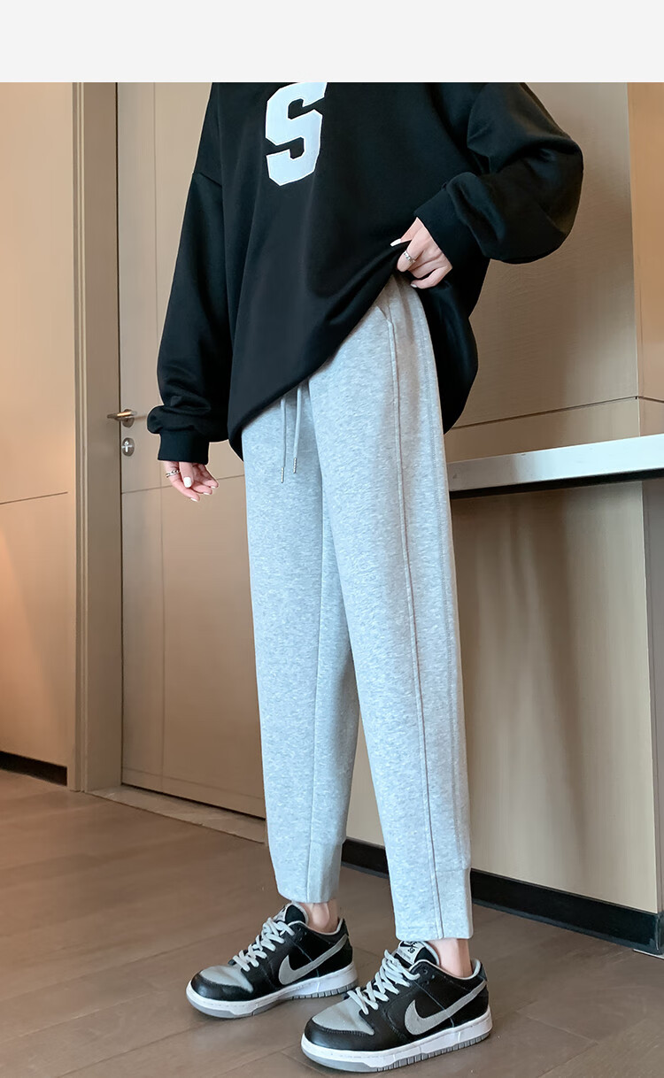 TonLion 2026 Fall New Women's Harem Carrot Casual Pants, Knitted Loose Sweatpants, Jogger Pants 16