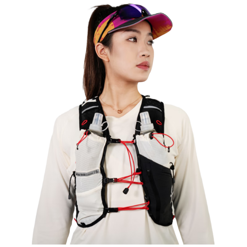 FlipBelt [Cross-Country Backpack] Men's And Women's Sports Outdoor Hiking Weighted Vest Running Lightweight, Phantom Pink, M