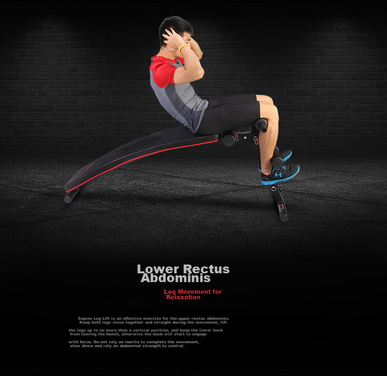 RIDO Sit-Up Assist Device, Home Fitness Equipment, Foldable Sit-Up Board, Abdominal Muscle Exercise Machine TD20 6