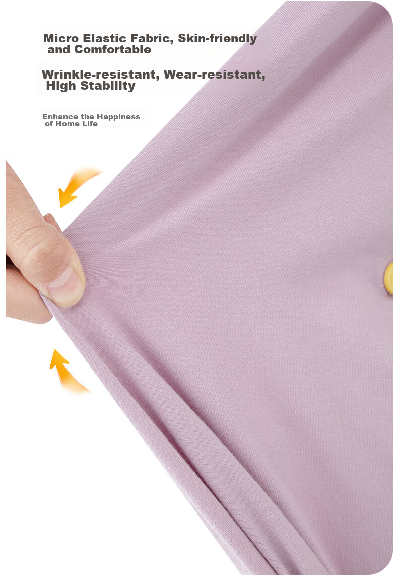 Yiershuang [100% Pure Cotton] Women's Loungewear Set, Suitable for Home Wear Or Outdoor Use, Turndown Collar, Long Sleeves, Long Pants, Pajamas for Wome 7