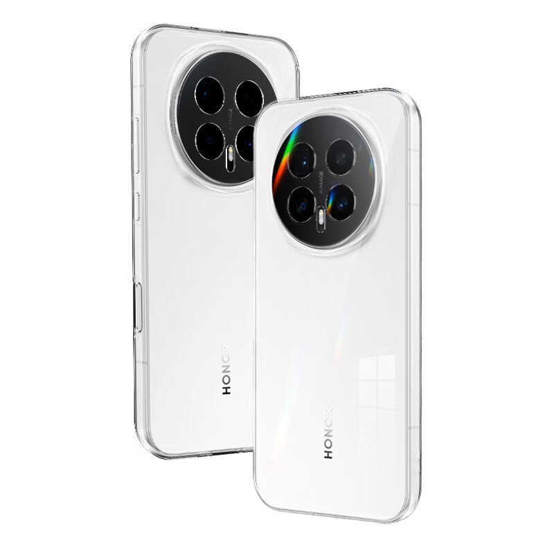 Чехол Smorss для Honor Magic8, противоударный, прозрачный, защита камеры, из ТПУ, полный охват