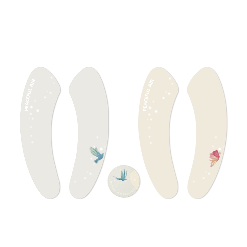 FOOJO Antibacterial 3A Grade Aromatherapy Toilet Seat Covers, Deodorizing Fragrant Toilet Stickers for All Seasons, Toilet Seat Pads, 2 Pairs