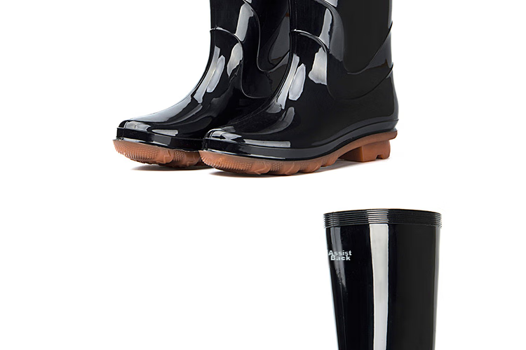 Warrior Women's Tall Rain Boots, Adult Rain Boots, Rubber Shoes, Overshoes, Waterproof Shoes, Water Boots, 8513 Tall Boots, Size 40 13