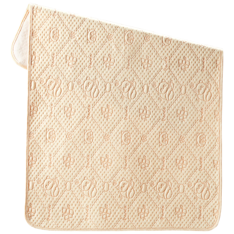 More Rabbit Baby Organic Cotton Waterproof Washable Breathable Large Urine Pad 50x70cm