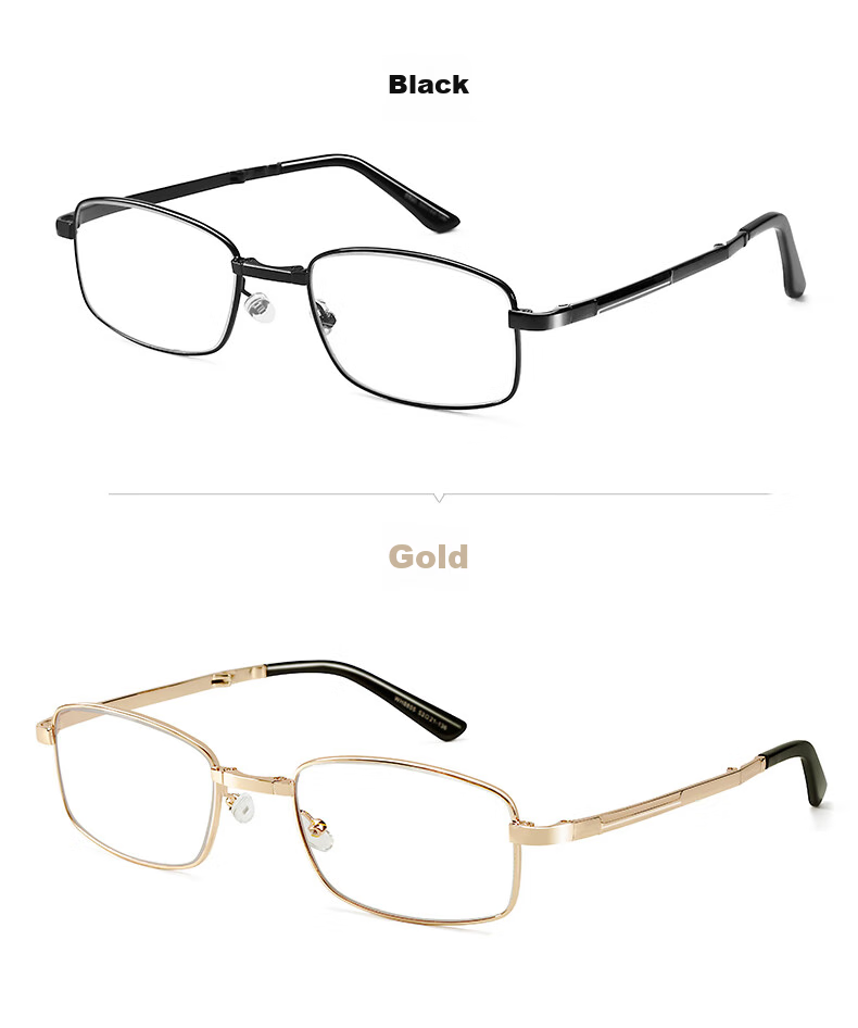 LESCA LUNETIER Reading Glasses for Men, Anti-Blue Light High-Quality Brand Genuine Women's Reading Glasses, High-Definition Foldable Bifocal Glasses for Elderly 10